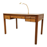 Vintage rattan caned desk Eleanor Forbes Mcguire San Francisco