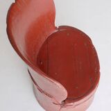 Antique Scandinavian Wooden Kubbestol Chair