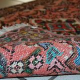 Vintage oriental handmade carpet 59cm x 93cm 1970s, 1c617