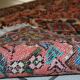 Vintage oriental handmade carpet 59cm x 93cm 1970s, 1c617