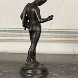 Narcissus, bronze after the antique