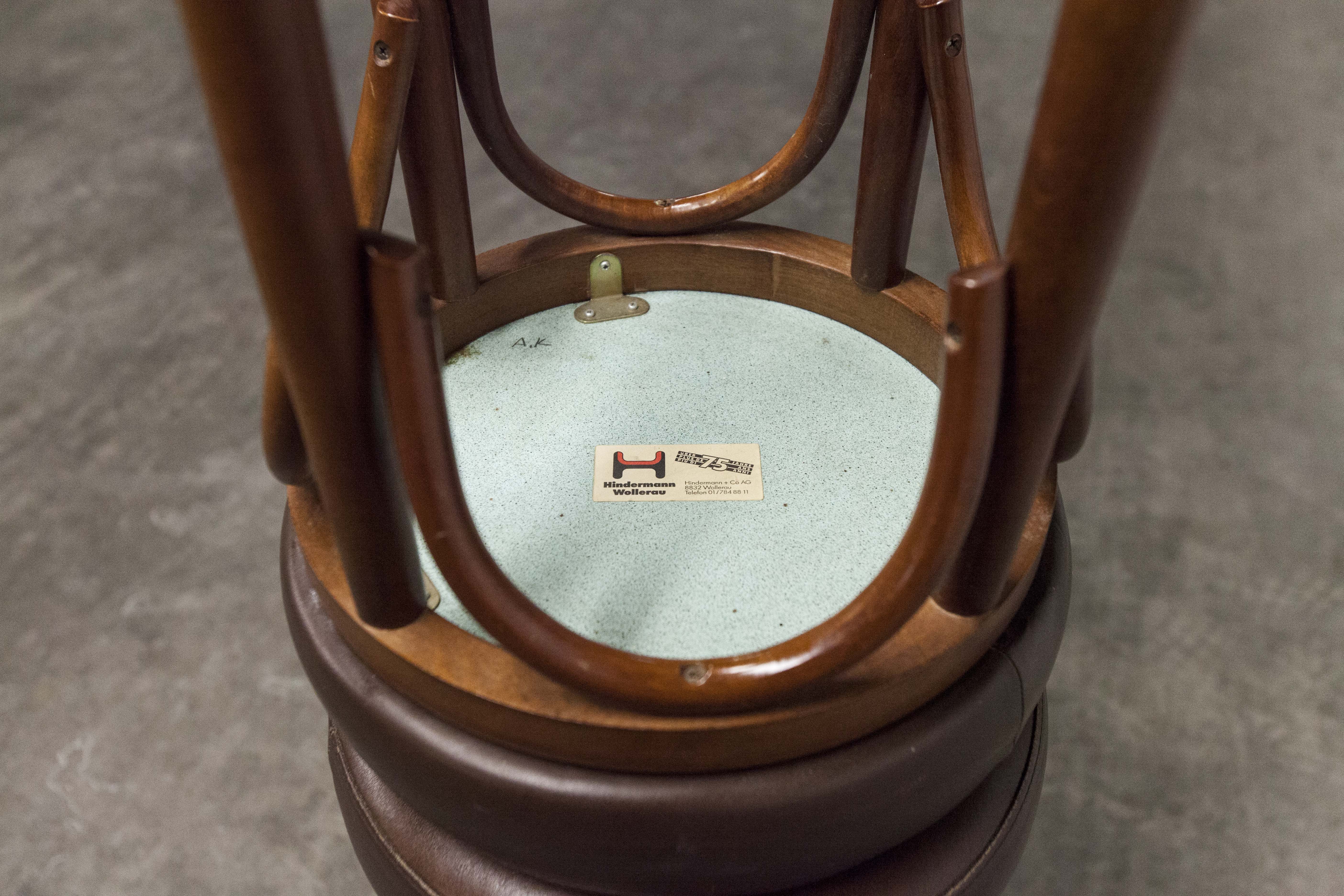 Pair bar stools Hindermann Wellereau