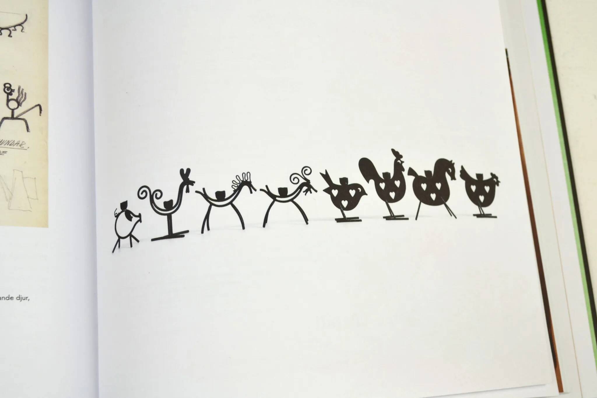 Set of 6 Black Metal Farm Animal Candleholders — Gunnar Ander for Ystad-Metall, Sweden, 1960s