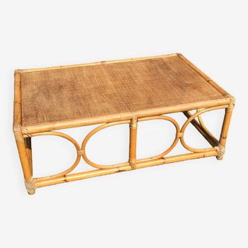 Rattan coffee table