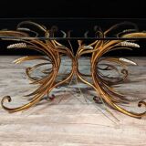 Large oval coffee table "sheaf of wheat"