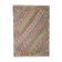 Tapis géométrique tissé plat fait main- 202x296cm