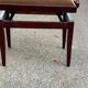 Tabouret de piano cannée en acajou