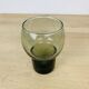 Smoked glass tealight candle holder