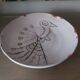 Ceramic dish decor bird
