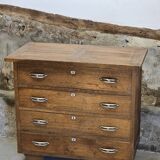 Commode 4 tiroirs en chêne