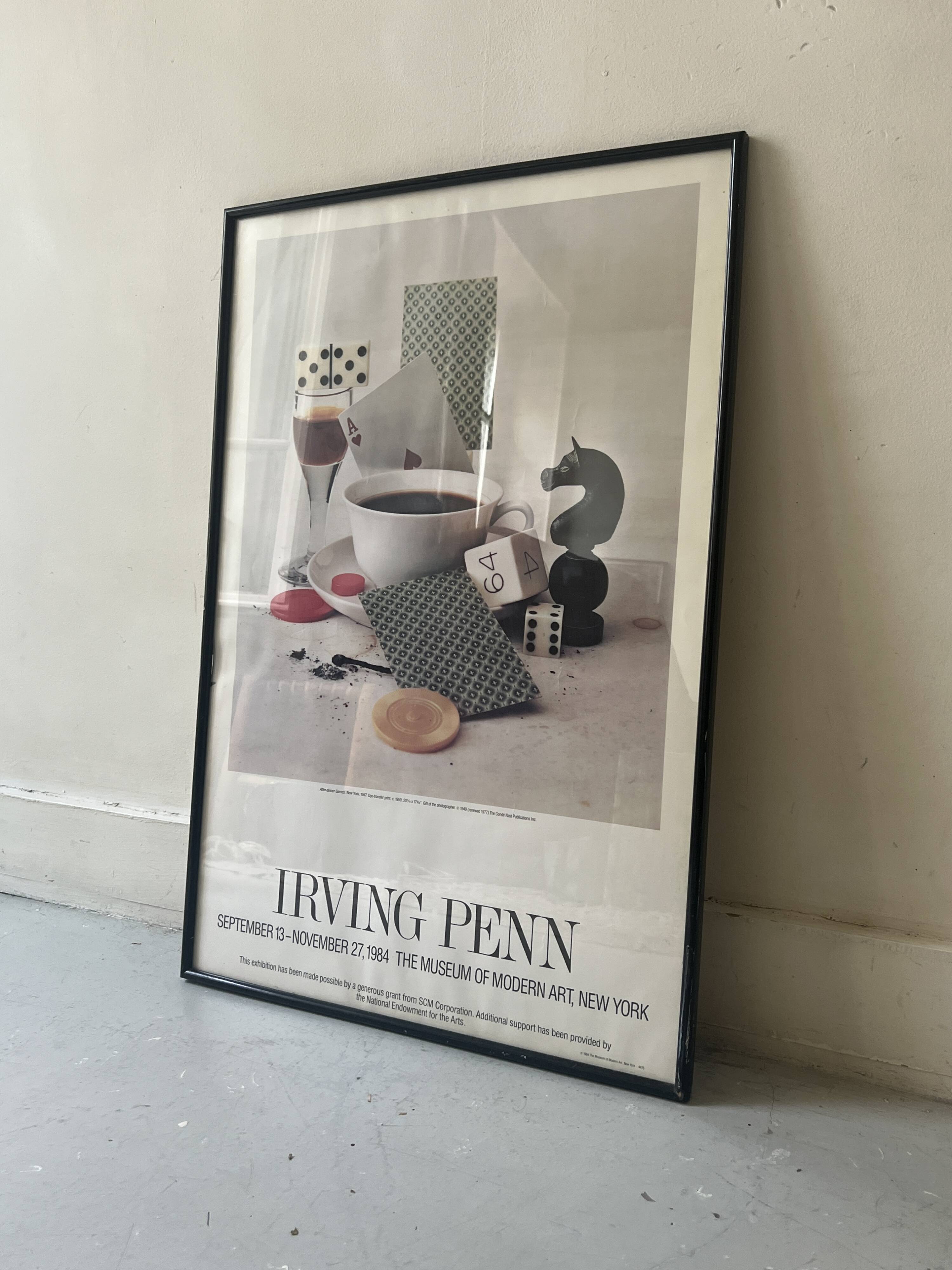 Original and official poster Moma New York, Irving Penn 1984
