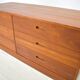 Chest of drawers by Erik Brouer 1960s Danish lowboard vintage teak