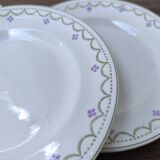 Set of 6 earthenware plates
