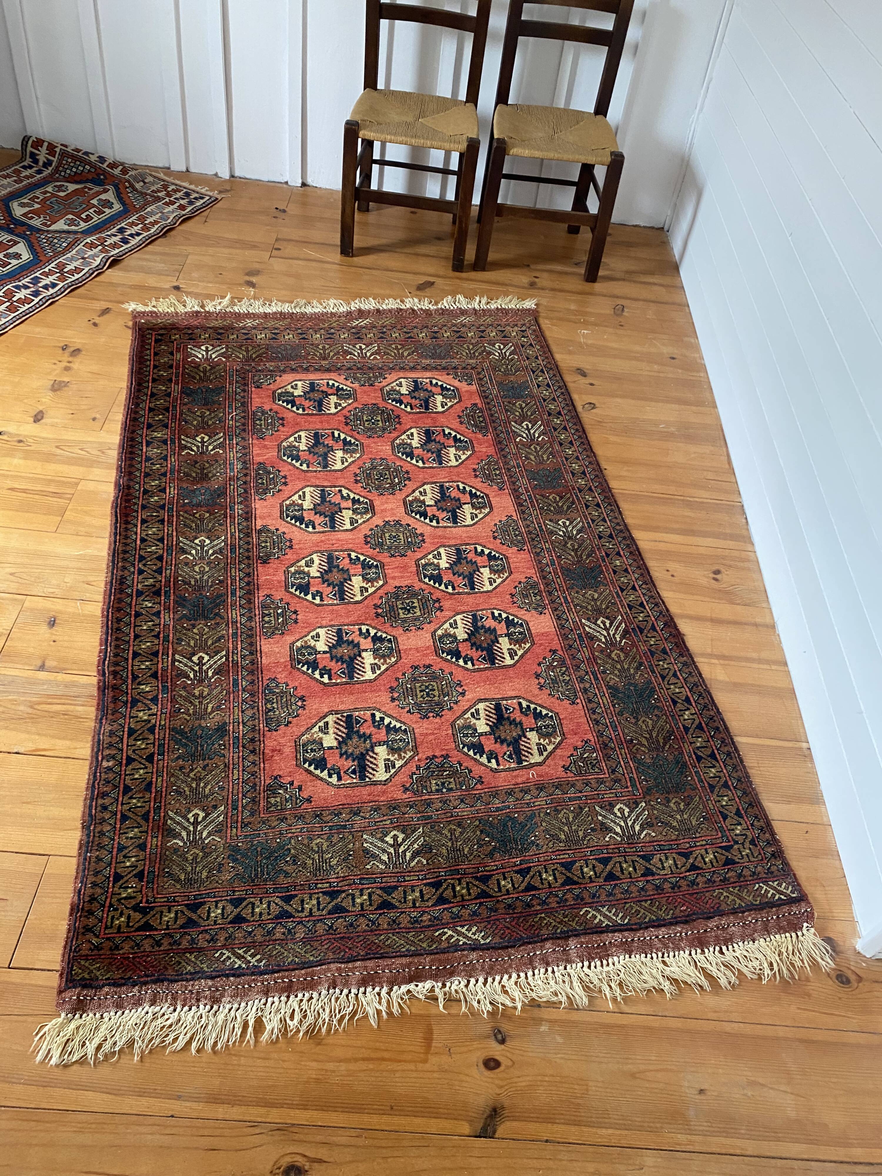 Hand-woven oriental wool carpets
