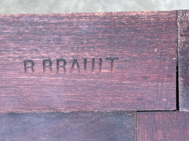 Louis XVI style chest of drawers by R. Brault