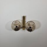 Vintage brass wall lamp by Hans Agne Jakobsson for Markaryd in Sweden 1960s