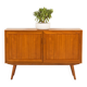 Small Scandinavian teak sideboard, 1970s