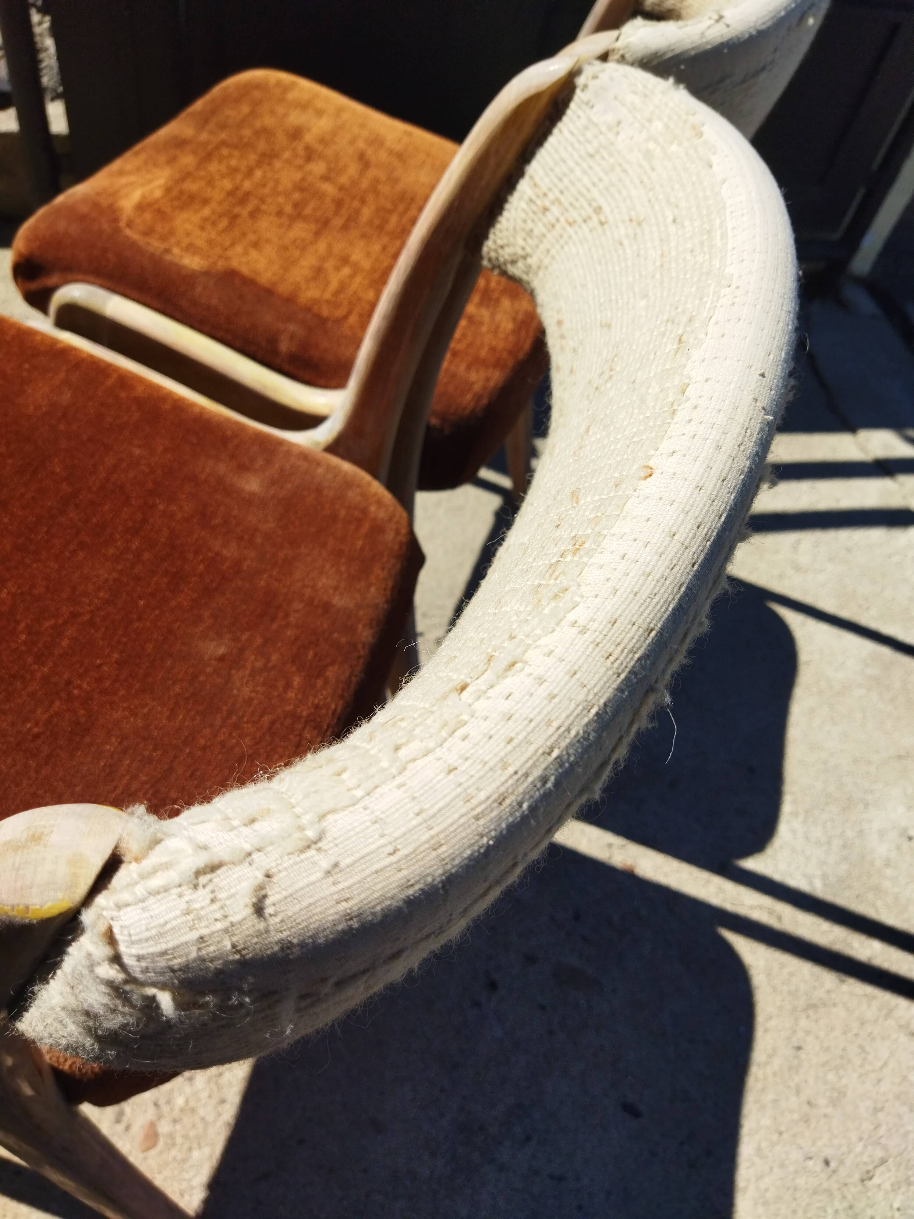 Pair of Baumann gondola chairs