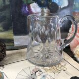Carafe pichet en cristal de Saint Louis signé