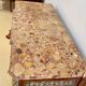 Transition chest of drawers with floral marquetry and music trophy