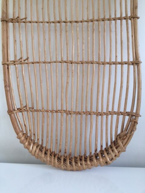 Tray vintage rattan