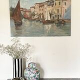 Oil on canvas signed LA.Housset: