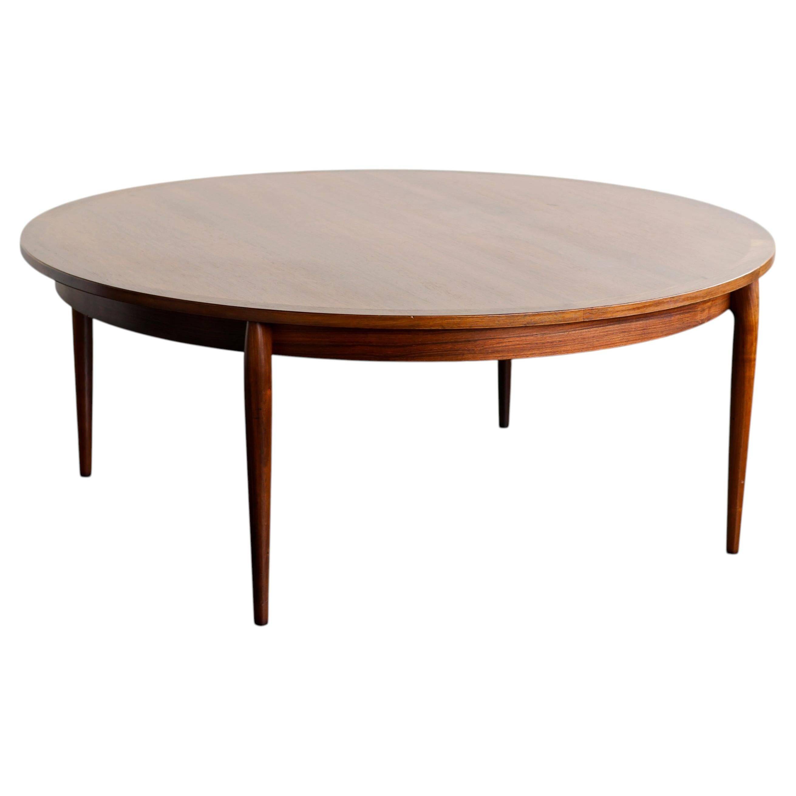 Sculptural coffee table in rosewood by Sven Ellekaer for AMBLER
