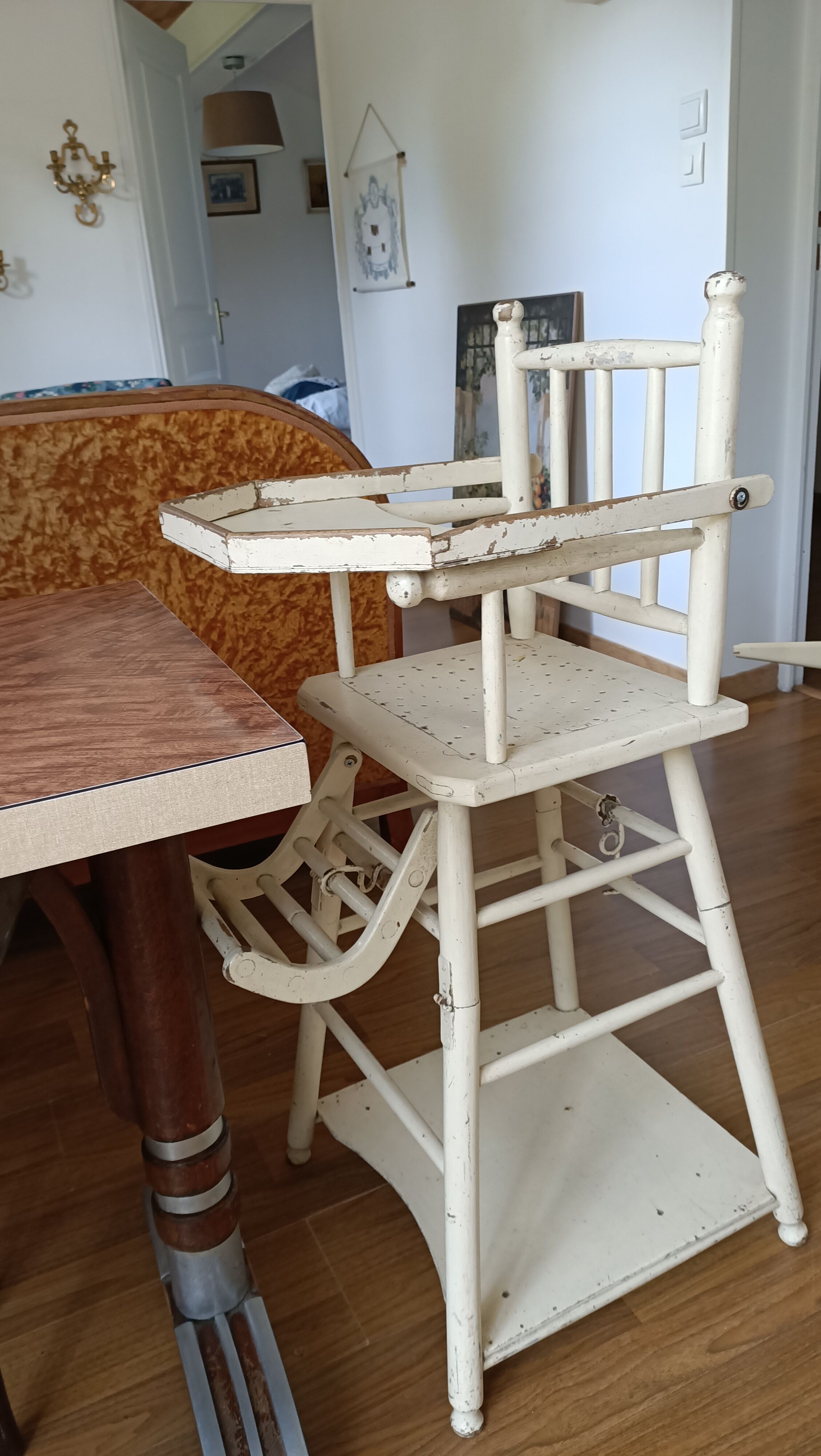 Old high chair child