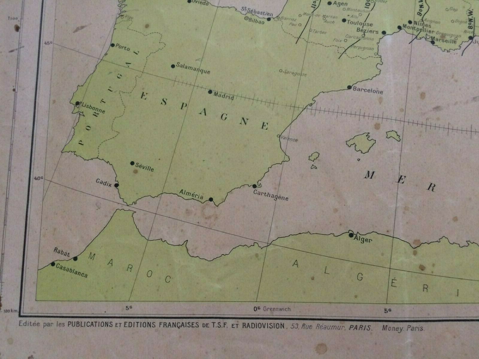 Radio map of Europe TSF publications and editions