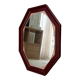 Miroir octogonale art déco en bois massif