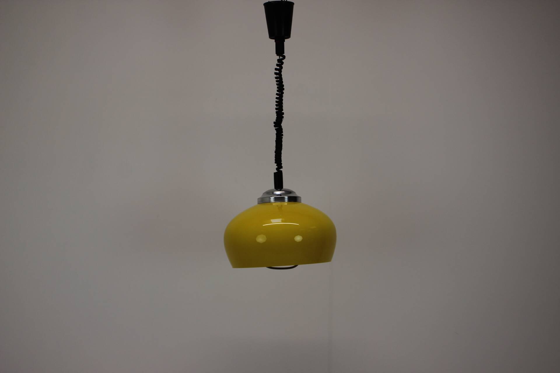 Adjustable Mid Century Pendant in the style of Meblo, 1980's, Czechoslovakia