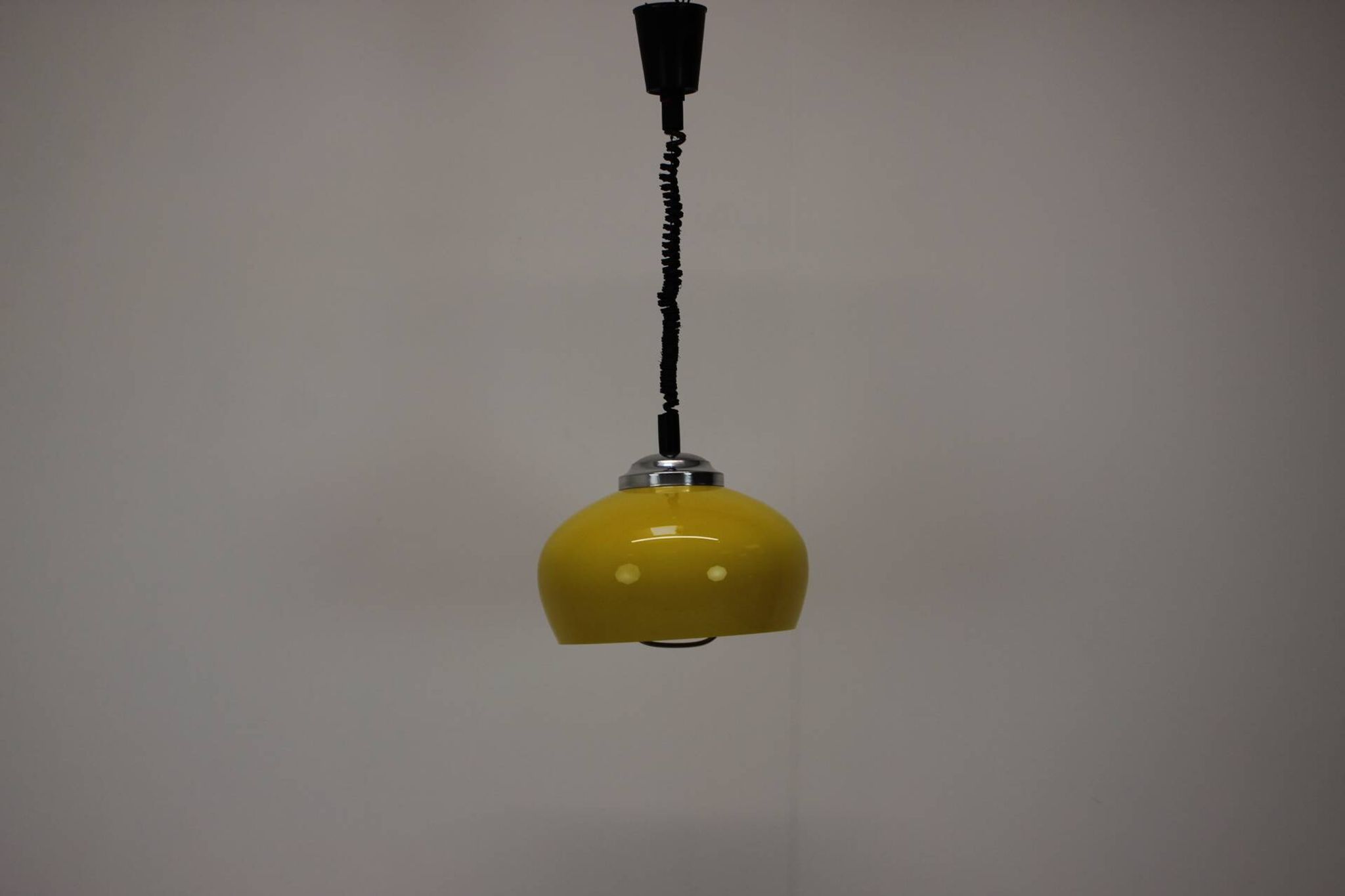 Adjustable Mid Century Pendant in the style of Meblo, 1980's, Czechoslovakia