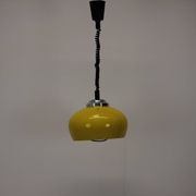 Adjustable Mid Century Pendant in the style of Meblo, 1980's, Czechoslovakia