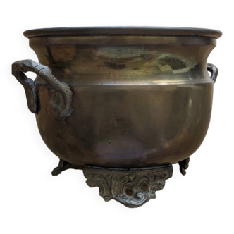 Cache pot en laiton