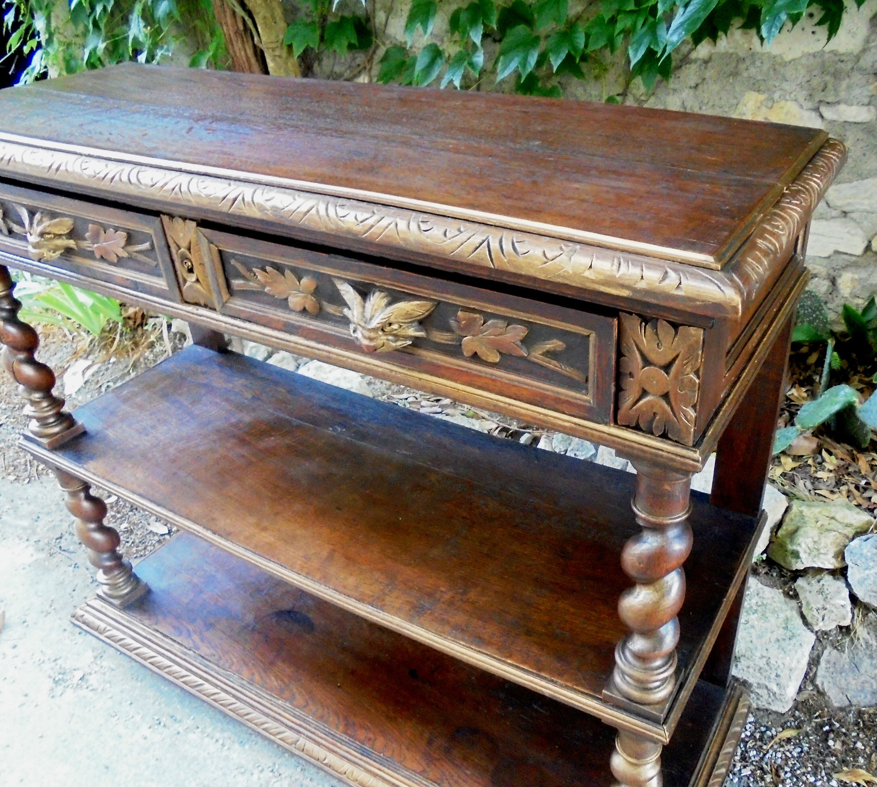 Wooden console