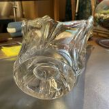 Vase en verre blanc