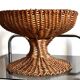 Wicker fruit bowl