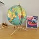 Taride luminous globe 1960 - glass world map