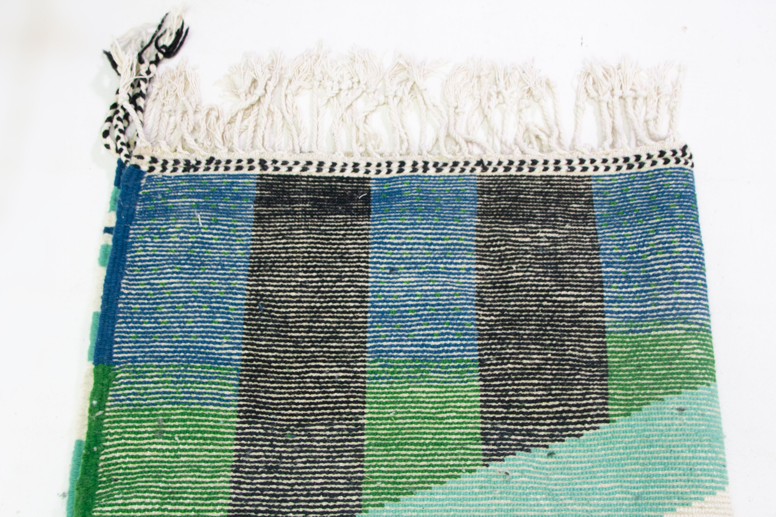 Beni ouarain rug, contemporary wool, moroccan handmade, unique piece signed designer khalil minka