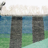 Beni ouarain rug, contemporary wool, moroccan handmade, unique piece signed designer khalil minka