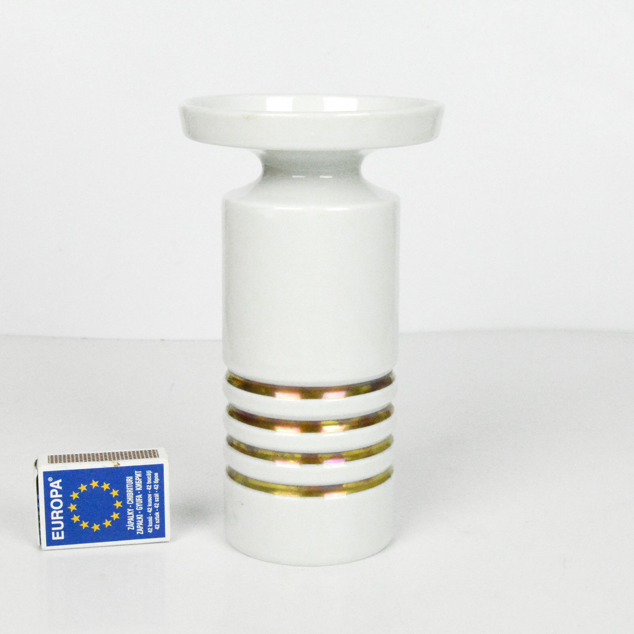 1970s hollywood regency Porcelain vase Wallendorf, Germany