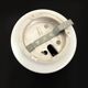 Vintage wall light, white opaline globe. 60s-70s GDR