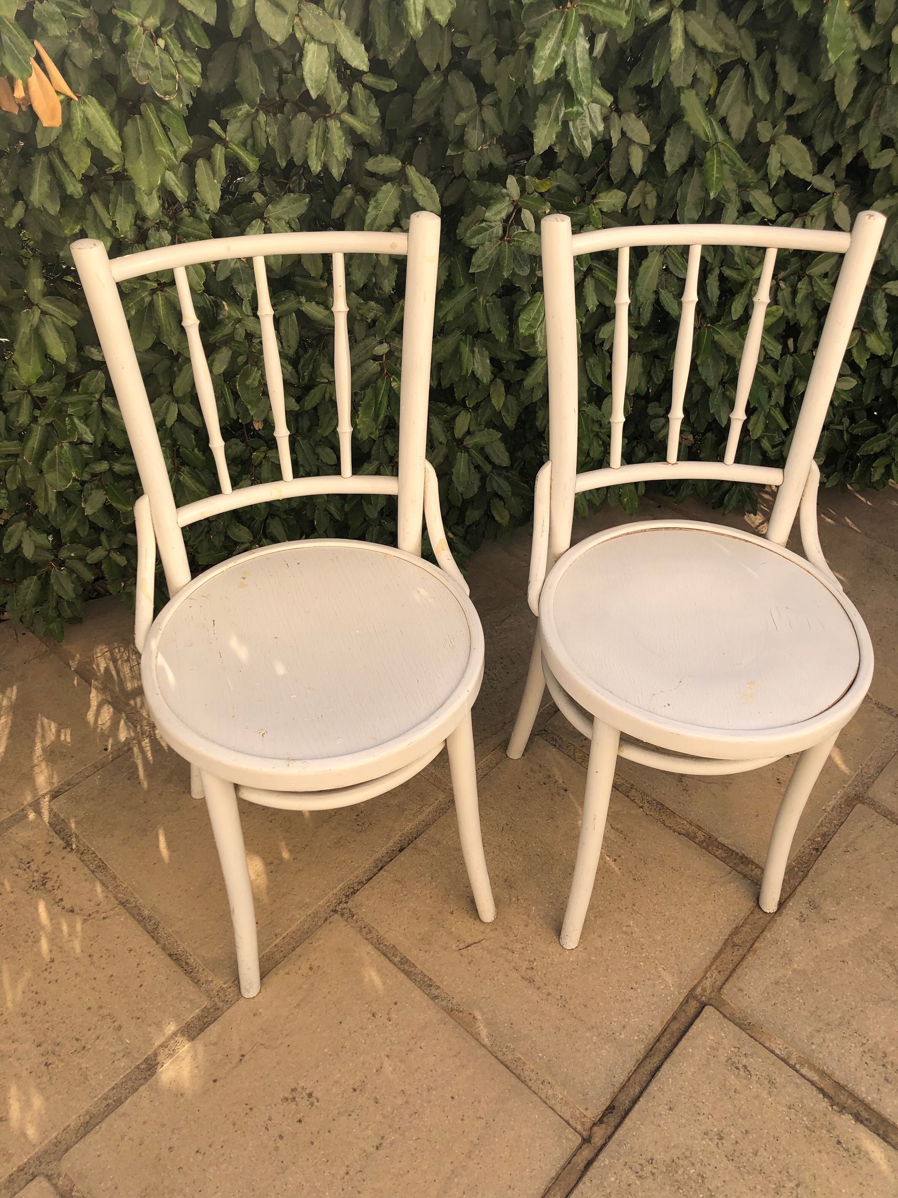 Vintage bistro chairs
