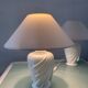 Paire de lampes vintage en céramique