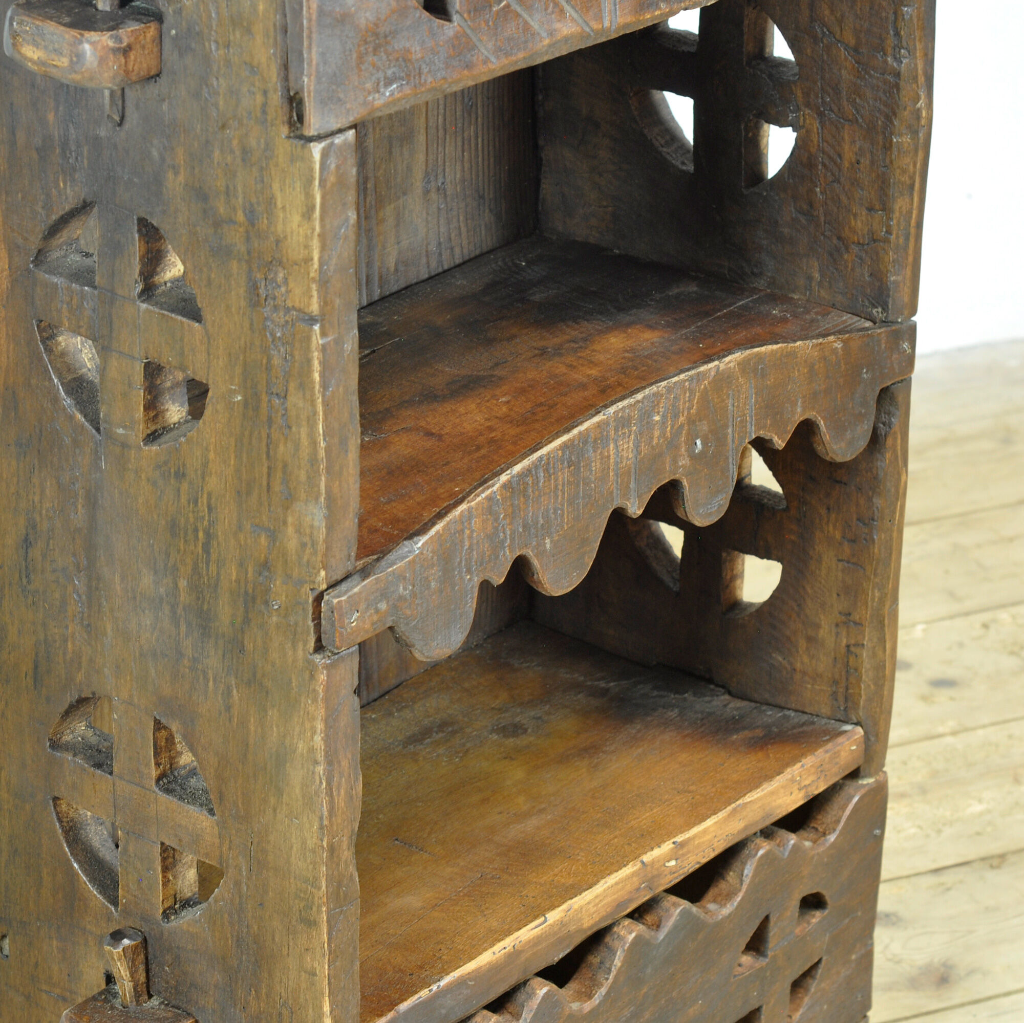 Romanian folk art cabinet, circa 1950