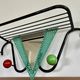 Vintage wall coat rack from the 1950s.