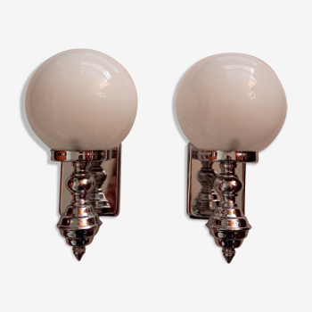 Pair of vintage wall lamps