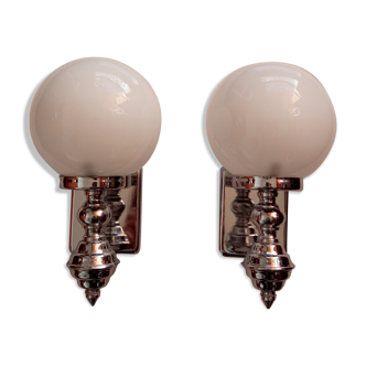 Pair of vintage wall lamps