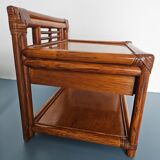 Prestige rattan bedside table maugrion