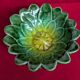 Sunflower bowl in slipware
